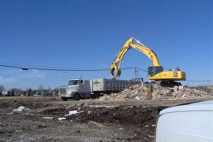 Demolition Services Provided By Kendrick Excavating, Inc.